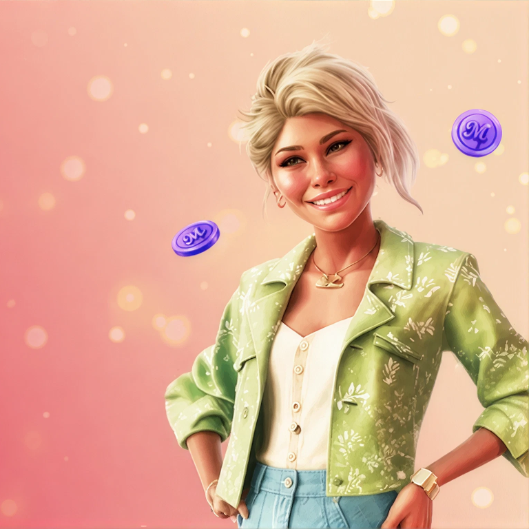 Welcome coin pack icon for MrsMaple sign-up bonus